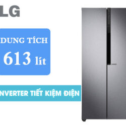 Tủ lạnh LG 613 lít inverter GR-B247JDS