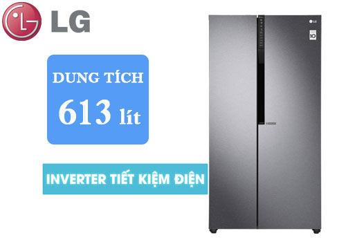 Tủ lạnh LG 613 lít inverter GR-B247JDS Tủ lạnh LG 613 lít inverter GR-B247JDS