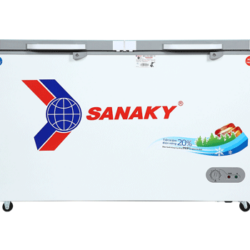 Tủ đông Sanaky mặt kính cường lực màu xanh 260 lít VH-3699W2KD