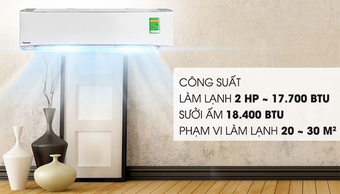 Điều hòa Panasonic với ưu điểm thổi gió nhanh và mạnh Điều hòa Panasonic với ưu điểm thổi gió nhanh và mạnh