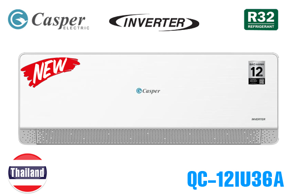 Điều hòa Casper inverter 12000 1 chiều QC-12IU36A model 2025
