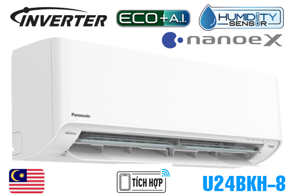Điều hòa Panasonic 24000BTU 1 chiều inverter U24BKH-8