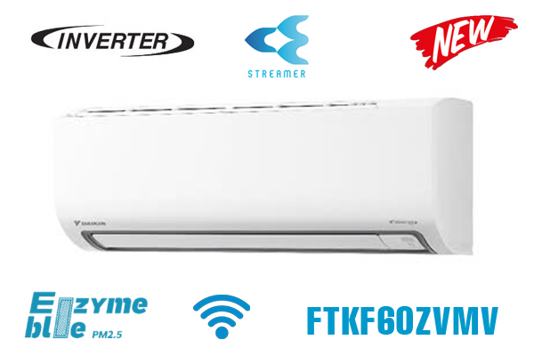 Điều hòa Daikin 21000BTU FTKF60ZVMV 1 chiều inverter Wifi